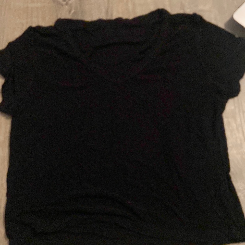 Black v-neck